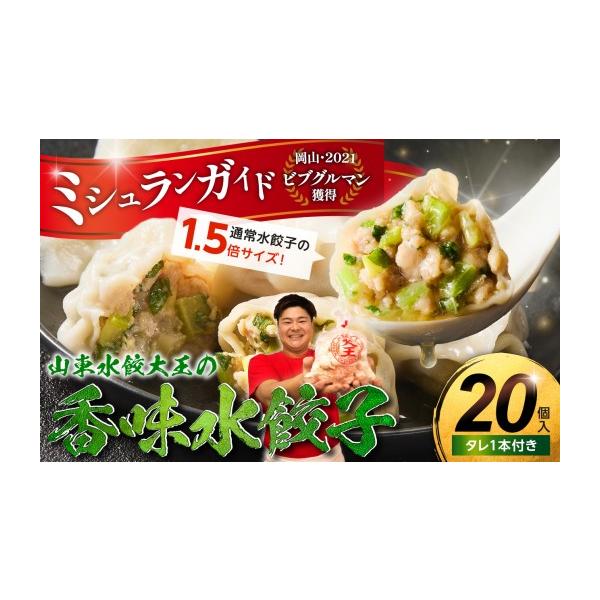 ふるさと納税 加工品等 岡山県 備前市 香味水餃子 20個（タレ付き） タレ付き 寄附額：15,000円