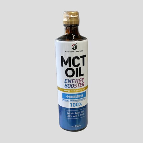 【仙台勝山館】MCTオイル ENERGYBOOSTER 450g 中鎖脂肪酸 パーム油100％ ケトン体 ダイエット 糖質制限 糖質オフ エネルギー 補給に最適