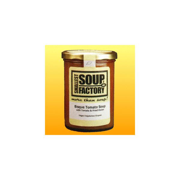 オーガニックスープ　SMALLEST SOUP FACTORY　スープ　オニオンの甘くて香ばしいかおりに包まれるたまらないトマトスープ