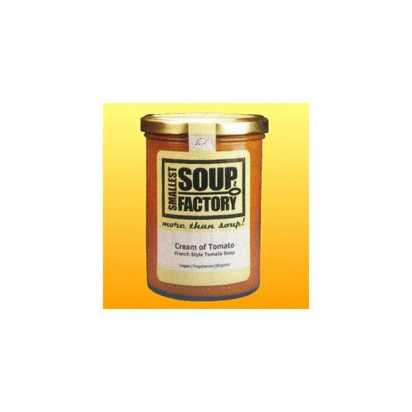 オーガニックスープ　SMALLEST SOUP FACTORY　スープ　フレッシュトマトと香り高い野菜たちのハーモニー織りなすクリームスープ