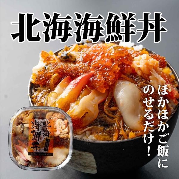 北海海鮮丼 150g 海鮮丼の具 魚介 10種類の具 ホッキ貝 つぶ スルメ 海鮮ギフトにも