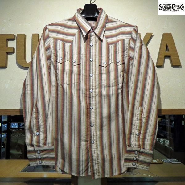 SALE シュガーケーン Sugar Cane 長袖ウエスタンシャツ【SC26881