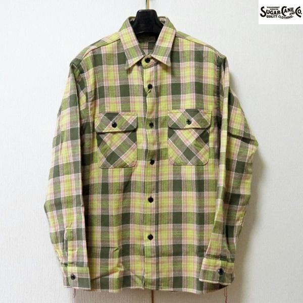 SUGAR CANE シュガーケーン ネルシャツ Sugar Cane FICTION ROMANS