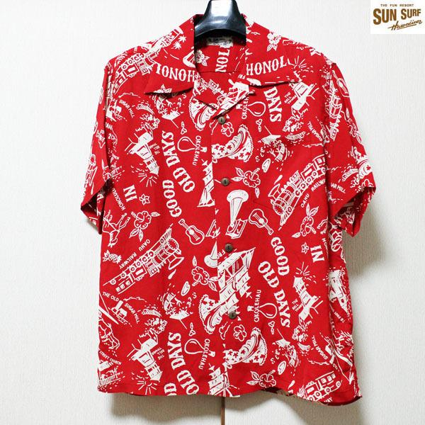 SUN SURF サンサーフ アロハシャツ Sun Surf GOOD OLD DAYS レギュラー 