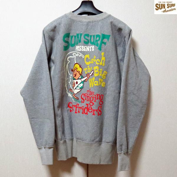 SUN SURF SALE サンサーフ Sun Surf CATCH THE BIG WAVE クルーネック