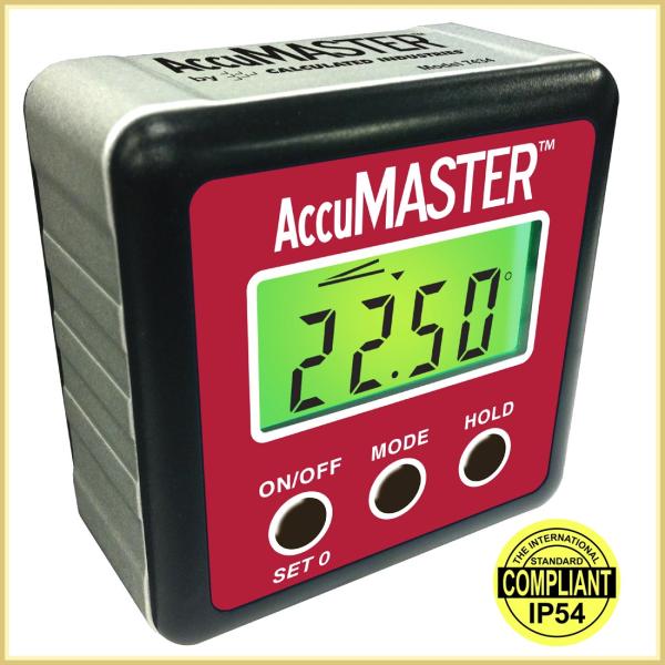 デジタル角度計／水準器 マグネット付き 傾斜計 AccuMASTER (国内正規品／日本語説明書／２年保証付き)