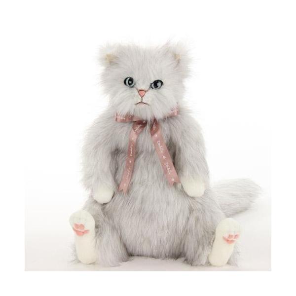 Cuddly カドリー ねこのぬいぐるみ 猫の べべ Bebe 長毛 白ベース黒ミックス ブルーアイ Buyee Buyee 日本の通販商品 オークションの代理入札 代理購入