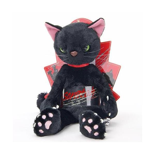 米田民穂 スクラッチ（Scratch） MSサイズ 黒 猫のぬいぐるみ