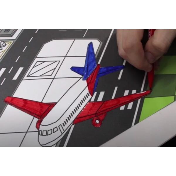 Ar飛び出す塗り絵 エアポート ライブポスター 空港 飛行機 ヘリコプター 動きだす ぬり絵 子供 Buyee Buyee 日本の通販商品 オークションの代理入札 代理購入