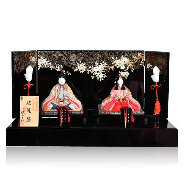 江戸木目込】【木目込】木目込／親王飾?木目込人形：瑞麗雛雛：伝統