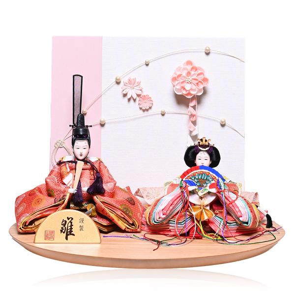 ひな人形】親王飾柳親王飾：夢花雛：伏見屋監修【雛人形】【親王飾
