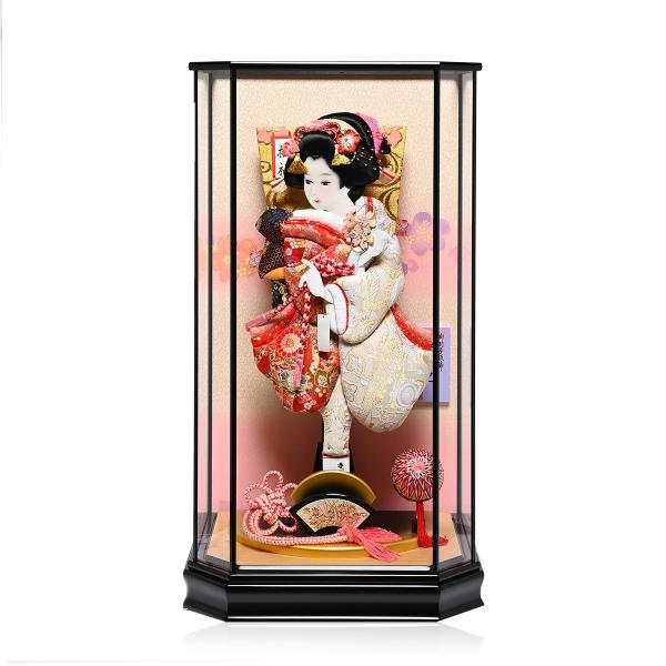 匠一好羽子板】【羽子板】羽子板20号華苑：花柄金襴/西陣織裂地