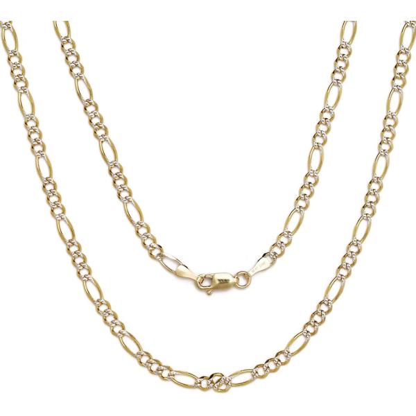 楽天市場】10k フィガロ ネックレス ゴールドの通販 やの字様専用 10KT