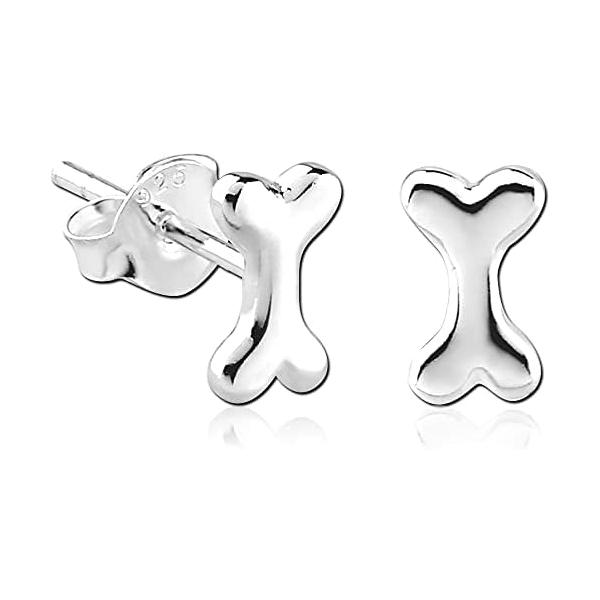 シルバー ロゴデザイン スタッドピアス シルバー ロゴデザイン ミニスタッドピアス - メルカリ