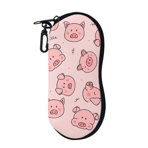 商品名: WELLFLYHOM サングラスケース オーガナイザー レディース メガネケース ソフトポーチ 2個パック US サイズ: Large カラー: ピンク WELLFLYHOM Glasses Case for Women Girl...