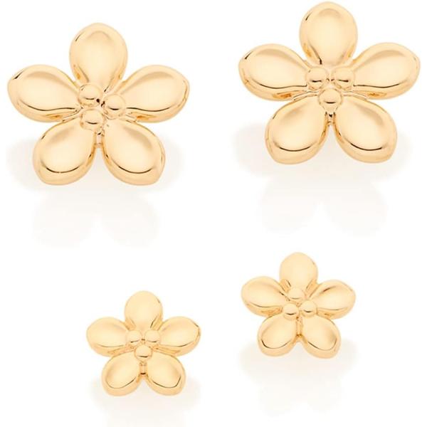 並行輸入品】Rommanel ゴールド フラワー イヤリング キット