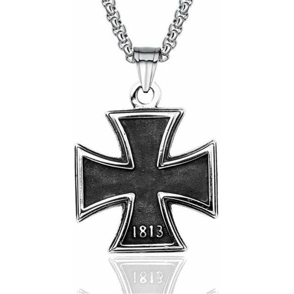 アイアンクロス★小サイズペンダント★ジャーマンシルバー gd-y386_0.jpg
