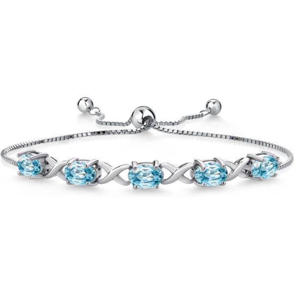 並行輸入品】Gem Stone King 6.25カラット 天然石 ブルージルコン