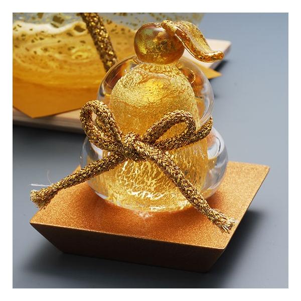 黄金餅 S 金塗台付 硝子の鏡餅 ガラスの鏡餅 Gold Rice Cake Www Energytribune Com