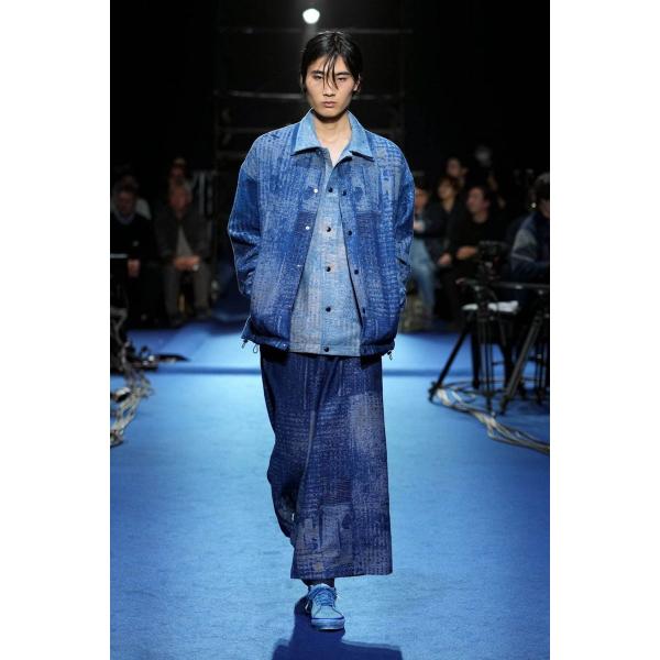 FDMTL ファンダメンタル BORO JAQUARD COACH RINSE コーチジャケット