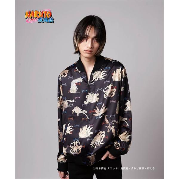 【NARUTO×glamb】　尾獣スカジャン NARUTO×glamb】 尾獣スカジャン メンズ
