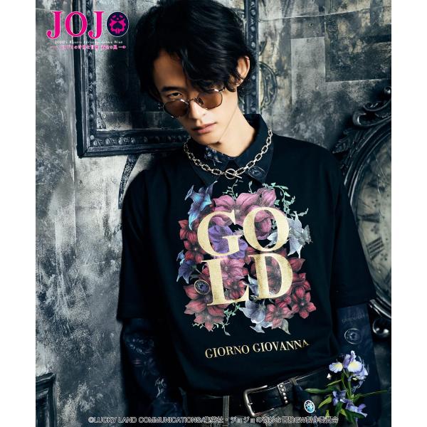 先行予約 Giorno Giovanna T-Shirt II ジョルノ・ジョバァーナ Tシャツ JOJO ジョジョ glamb