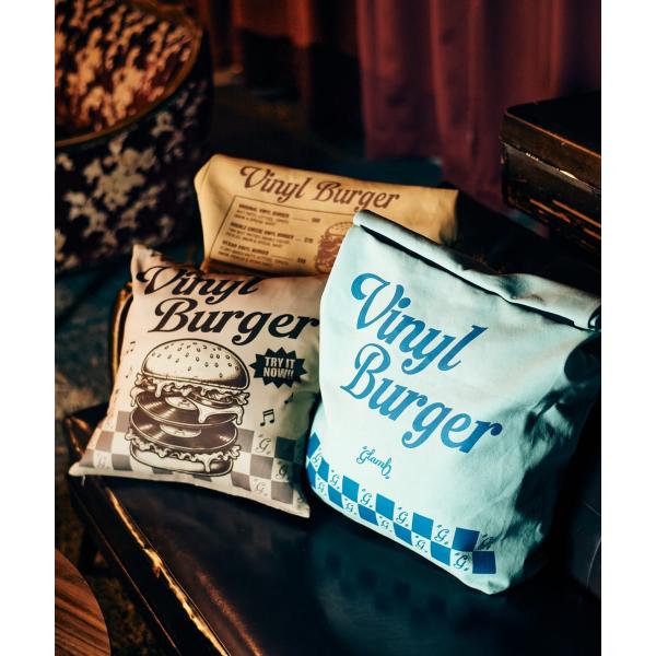 Vinyl Burger Cushion / ヴァイナルバーガークッション glamb グラム