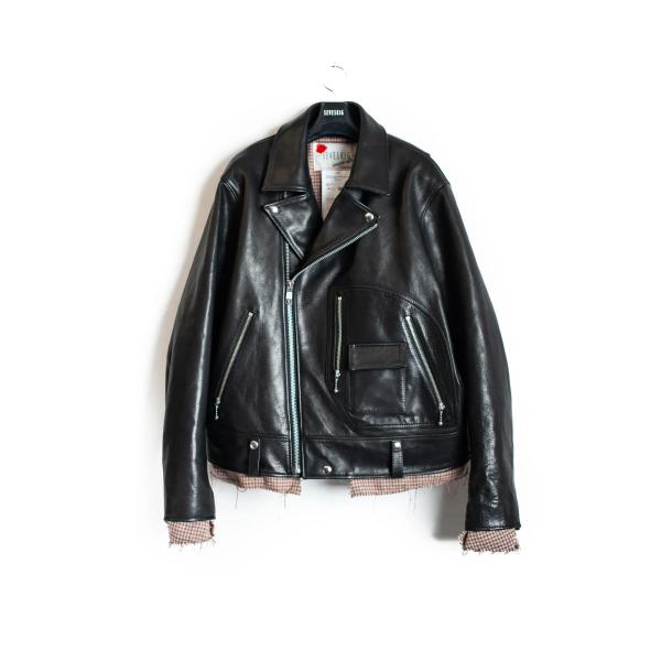 ホリデイ × セヴシグ holiday×SEVESKIG ライダースジャケット レア✨ホリデイ×セヴシグ holiday×SEVESKIG ライダースジャケット