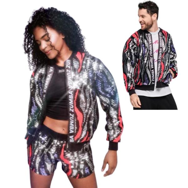 ズンバ（ZUMBA） ZUMBA Funscape スパンコール ボンバージャケット