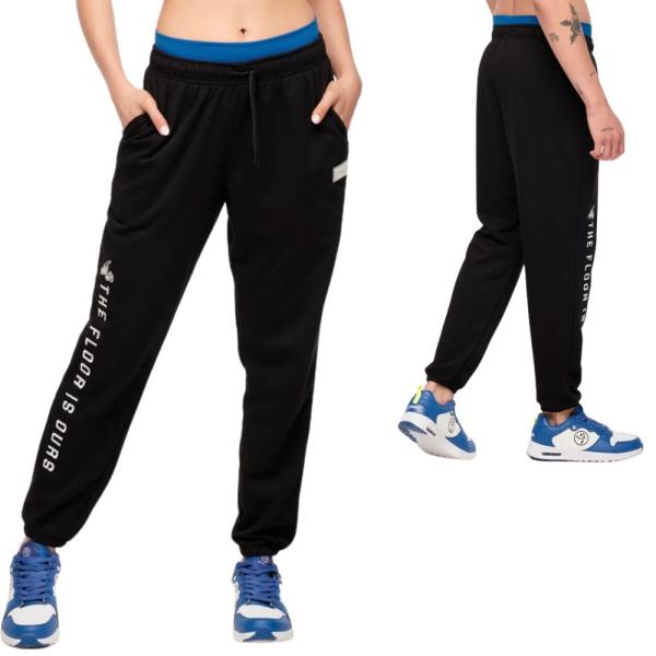 ズンバ ZUMBA X Peanuts スヌーピー スウェットパンツ ブラック