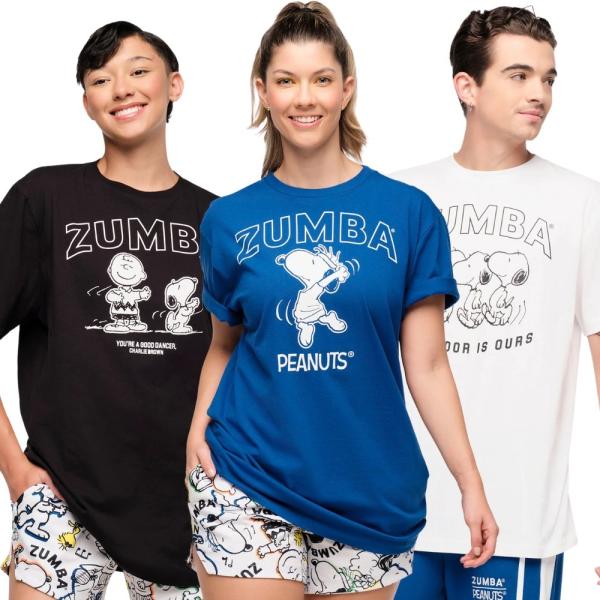 ズンバ ZUMBA スヌーピーコラボ Tシャツ 3色3枚セット ユニ ズンバ ZUMBA スヌーピーコラボ Tシャツ 3色3枚セット ユニ