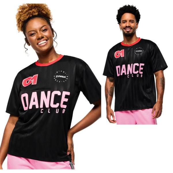Zumba正規品　新品 ダブルレイヤー クルーネックTシャツS ズンバ ZUMBA Explore クルーネック ロゴ Tシャツ イエロー