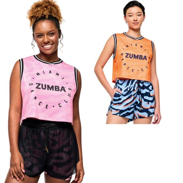 ズンバ（ZUMBA） ZUMBA Victory クロップ丈 ルーズタンクトップ ピンク