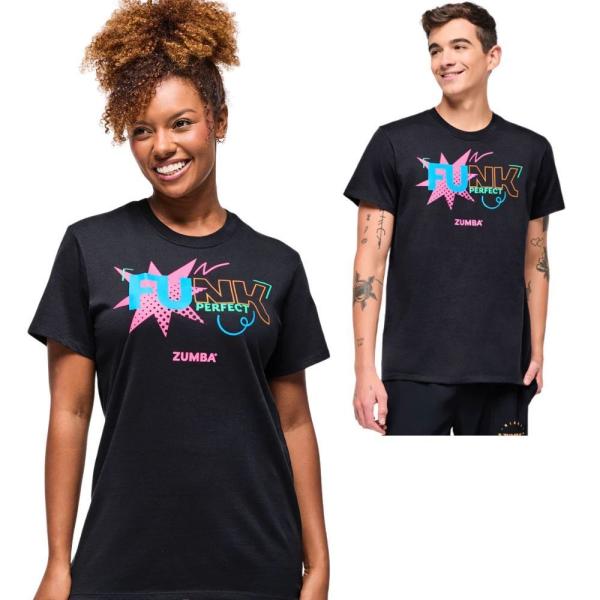 ズンバ（ZUMBA） ロゴ Tシャツ ブラック ユニセックス メンズ