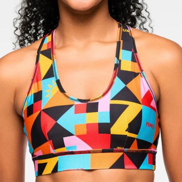 ズンバ ZUMBA ロゴ スクエアネック ブラタンクトップ レディース