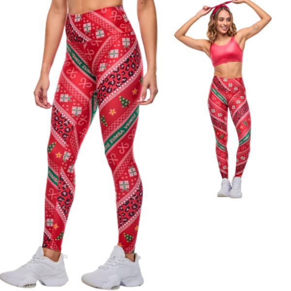 ズンバ（ZUMBA） ロゴ ハイウエスト アンクルレギンス レディース