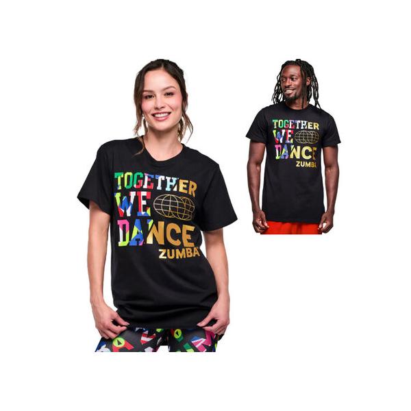 ズンバ ZUMBAクルーネック Tシャツ ブラック メンズ レディース ユニセックス 取り寄せ