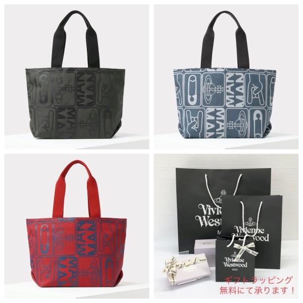 ヴィヴィアンウエストウッド Vivienne Westwood タグ トートバッグ L グレー ブルー レッド メンズ ギフト プレゼント 取り寄せ ヴィヴィアンウエストウッド Vivienne Westwood タグ トートバッグ L グレー ブルー レッド メンズ ギフト プレゼント 取り寄せ