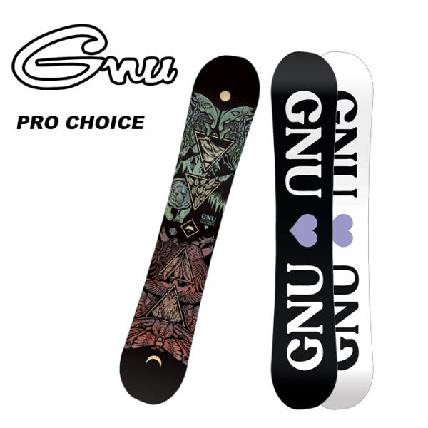 スノーボード GNU Pro choice 145.5 Gnu Pro Choice 2020-2021 Women's Snowboard Rev