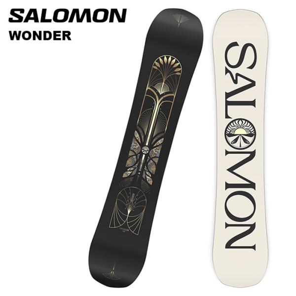 え 美品SALOMON スノーボードWONDER 144 24-25モデル SALOMON サロモン スノーボード 板 WONDER 24-25 モデル : FUSO