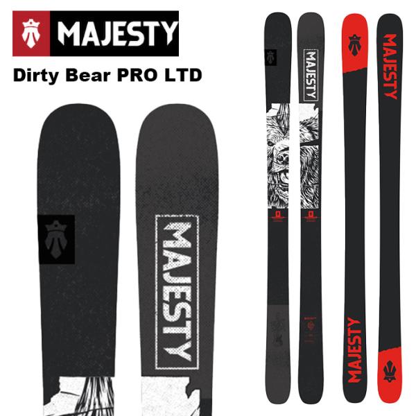 Majesty マジェスティ スキー板 Dirty Bear PRO LTD 板単品 25 Majesty マジェスティ スキー板 Dirty Bear PRO LTD 板単品 25