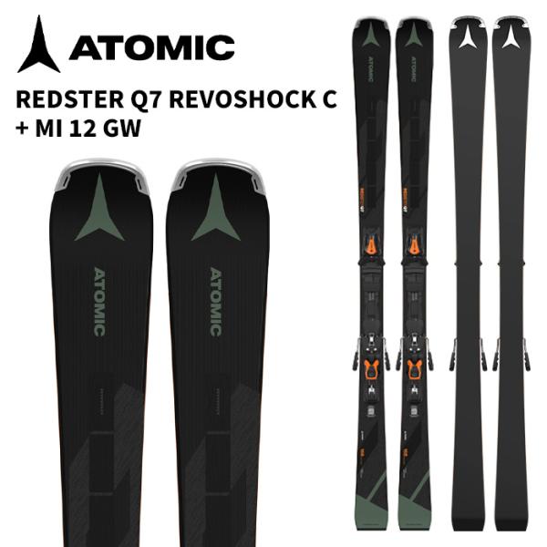 ATOMIC アトミック スキー板 REDSTER Q7 REVOSHOCK C + MI 12 GW ビンディングセット 25-26 モデル