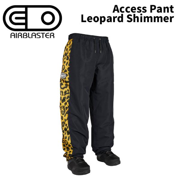 AIRBLASTER スノーボード　ACCESS PANT ヒョウ柄　新品展示品 AIRBLASTER エアブラスター ウェア Access Pant Leopard Shimmer 24-25