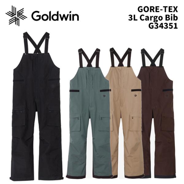 新品　ゴールドウイン　GORE-TEX　3L　Cargo　Bib　G34351 GOLDWIN（ゴールドウイン） 2024-25 GOLDWIN（ゴールドウィン）GORE