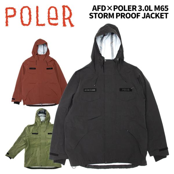 POLER ポーラー ウェア AFD×POLER 3.0L M65 STORM PROOF JACKET 25-26モデル ジャケット