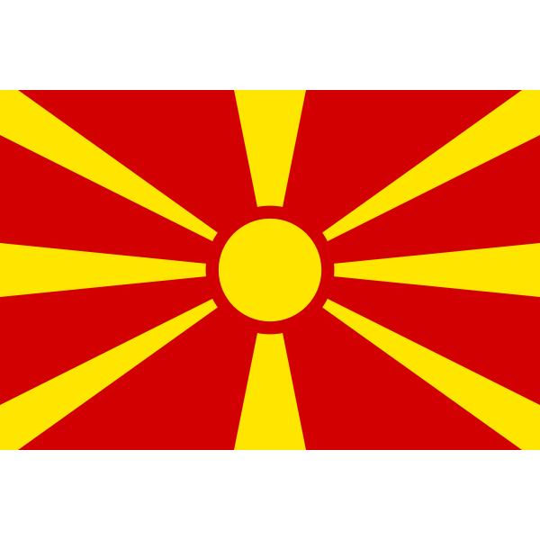 外国旗 マケドニア共和国国旗 アクリル サイズ 90 135cm 領収書発行 Macedonia3 フタバ装飾 通販 Yahoo ショッピング