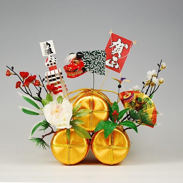 お正月用品】三ッ俵飾り（金俵飾り） サイズ：特大【領収書発行