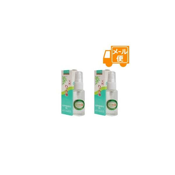 天然ハッカスプレー（大）　30ml ２個セット［ペパーミント商会・日本製］［ネコポス配送1］