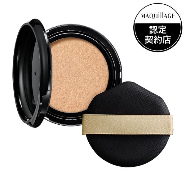 マキアージュ　ドラマティックエッセンスクッション　グロウ　レフィル　1　ミディアムオークル　13g　SPF50+　PA++++［ネコポス配送1］