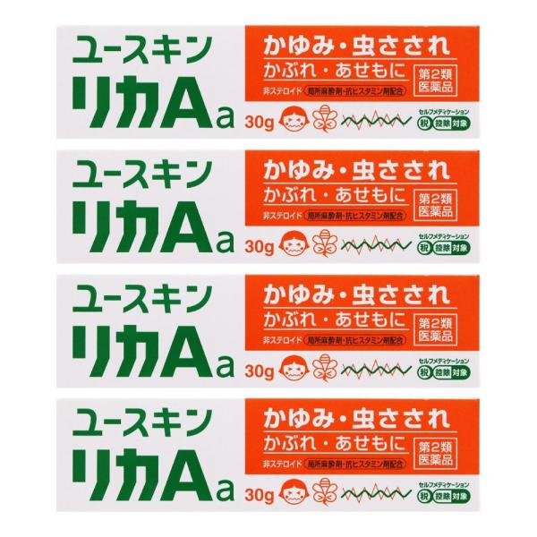 ユースキン リカＡa 30g×4個セット【第2類医薬品】［ネコポス配送1］※セルフメディケーション税制対象商品